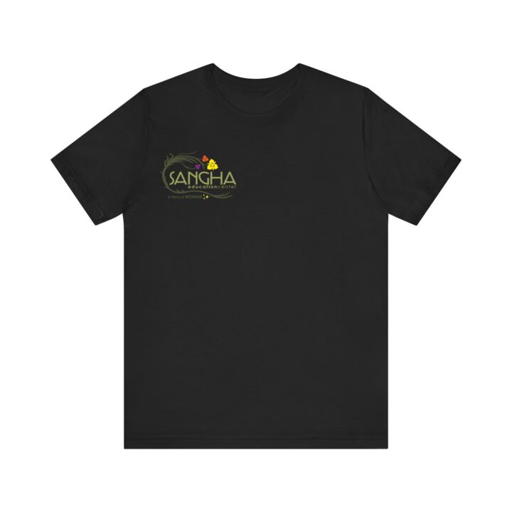 Sangha Education Center - Small Logo - Unisex Jersey Short Sleeve Tee - Image 5