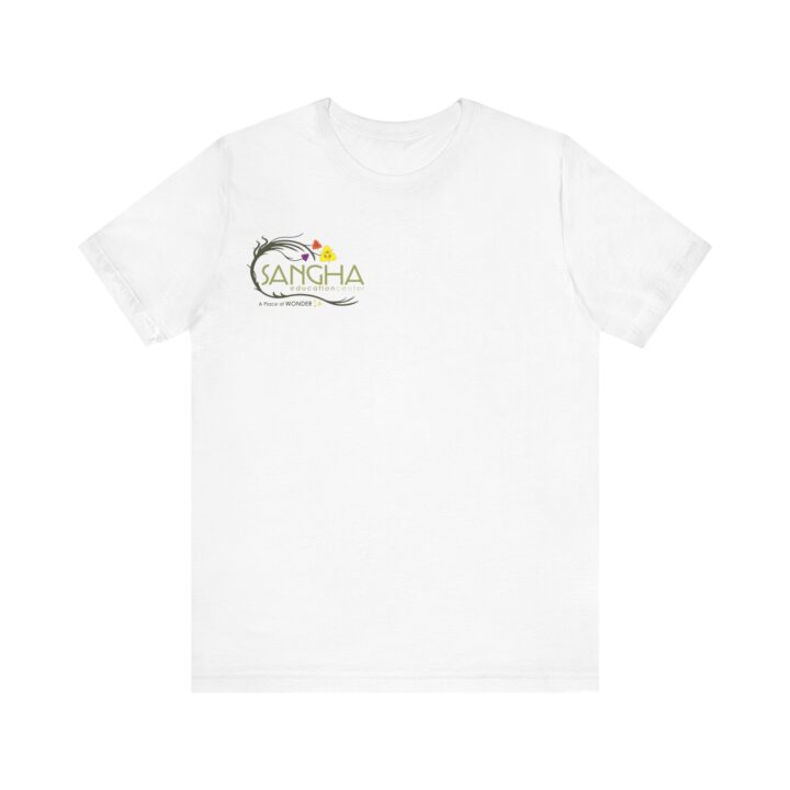 Sangha Education Center - Small Logo - Unisex Jersey Short Sleeve Tee